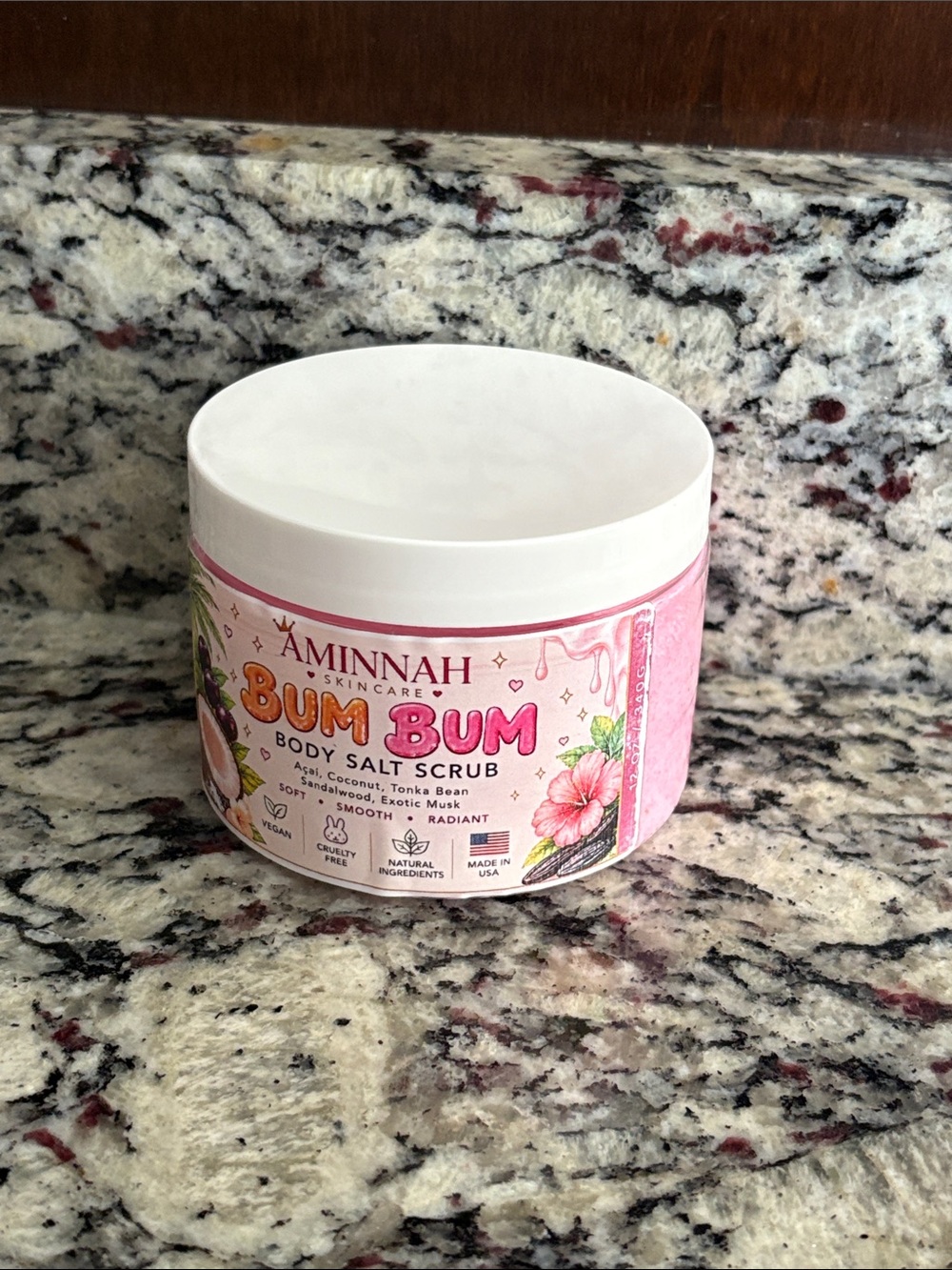 Aminnah Bum Bum Body Salt Scrub